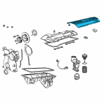 OEM 2005 BMW X5 Cover Diagram - 11-12-7-526-445