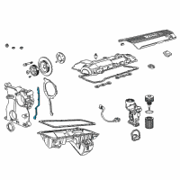 OEM BMW 323i Timing Cover Gasket Diagram - 11141740842