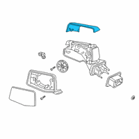 OEM Chevrolet Silverado 1500 LD Mirror Cover Diagram - 84732186