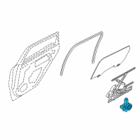 OEM 2021 Nissan Armada Motor Assembly - Regulator, RH Diagram - 82730-1MA0B