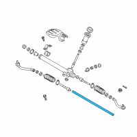 OEM 2015 Hyundai Accent Rack Diagram - 56512-0U500