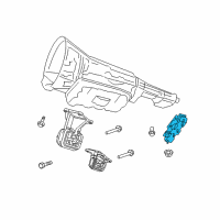 OEM Dodge Ram 3500 INSULATOR-Transmission Support Diagram - 52122843AG