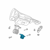 OEM 2010 Dodge Ram 2500 INSULATOR-Engine Mount Diagram - 52122711AA