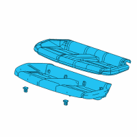 OEM Cadillac ATS Seat Cushion Pad Diagram - 22988722