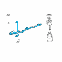 OEM Oldsmobile Bravada Inlet Hose Diagram - 15194577