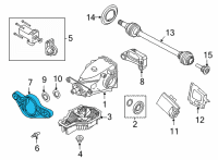 OEM BMW M4 ADAPTER, FRONT Diagram - 33-11-8-090-205