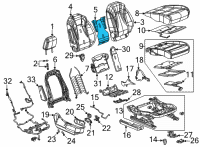 OEM 2021 Buick Envision Seat Back Heater Diagram - 84774599