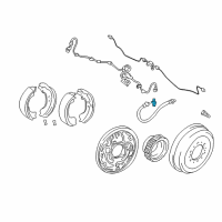 OEM 2006 Toyota Tundra Rear Speed Sensor Diagram - 89546-34010