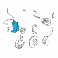 OEM 2003 BMW 745Li Right Carrier Diagram - 31-21-6-753-462