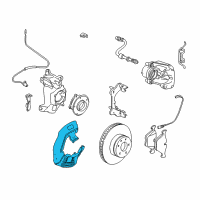 OEM 2008 BMW 750Li Protection Plate Left Diagram - 34-11-6-777-835