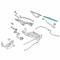 OEM 1997 Ford Thunderbird Blade Assembly Diagram - 3W7Z-17528-BA