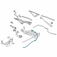 OEM 2003 Ford Crown Victoria Hose Diagram - F2AZ-17A605-A