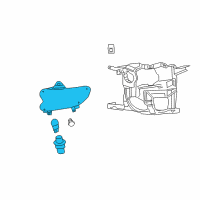 OEM 2008 Buick Enclave Daytime Run Lamp Diagram - 15130030