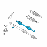 OEM 2019 Ford Fiesta Axle Assembly Diagram - D3BZ-3B437-C