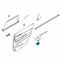 OEM 2021 Hyundai Palisade Unit Assembly-Power Window Assist Diagram - 93576-S1010-SSV