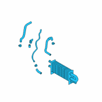 OEM Kia Tube Assembly-Oil Cooler Diagram - 575503F100
