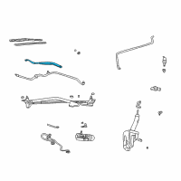 OEM 2004 Buick LeSabre Wiper Arm Diagram - 10364940