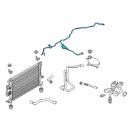 OEM Ford Escape Overflow Hose Diagram - GV6Z-8B081-G