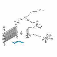 OEM 2017 Ford Escape Upper Hose Diagram - GV6Z-8260-C