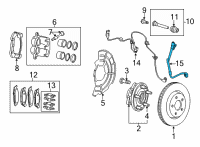 OEM 2021 Jeep Grand Cherokee L BRAKE Diagram - 68347124AD