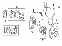 OEM Jeep Grand Cherokee L WHEEL SPEED Diagram - 68376728AD