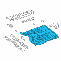 OEM 1998 Dodge Dakota Panel-Center Floor Diagram - 55255755AC