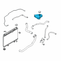 OEM 2016 Ford Fiesta Reservoir Diagram - BE8Z-8A080-A