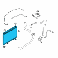 OEM 2014 Ford Fiesta Radiator Diagram - C1BZ-8005-B