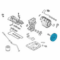 OEM 2016 Hyundai Accent Pulley-Damper Diagram - 23124-2B010