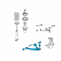 OEM 2009 Chevrolet Silverado 3500 HD Lower Control Arm Diagram - 20869200