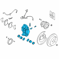 OEM Toyota 86 Caliper Assembly Diagram - SU003-07203