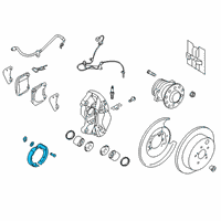 OEM Scion Park Brake Shoes Diagram - SU003-04546