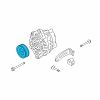 OEM Kia Sportage Pulley-Generator Diagram - 3732122650