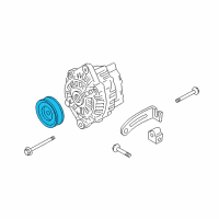 OEM Hyundai Tiburon Pulley-Generator Diagram - 37321-22650