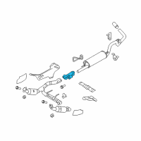 OEM 2010 Ford F-150 Front Pipe Diagram - 9L3Z-5A212-F