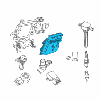 OEM Jeep Renegade Engine Controller Module Diagram - 5150911AE