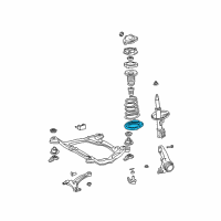 OEM 2005 Toyota Sienna Lower Insulator Diagram - 48158-33030