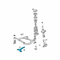 OEM Toyota Camry Lower Control Arm Diagram - 48068-06070