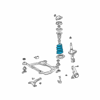 OEM 2004 Lexus ES330 Spring, Coil, Front Diagram - 48131-3T352