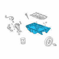 OEM Honda Accord Pan, Oil Diagram - 11200-RDA-A00