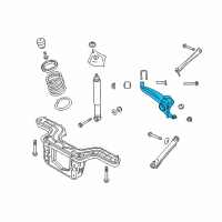 OEM 2012 Ford Escape Trailing Arm Diagram - AL8Z-5808-A