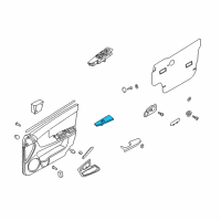 OEM 2006 Kia Spectra Power Window Front Switch Assembly Diagram - 935752F010GW