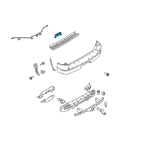 OEM Ford Explorer Reverse Sensor Diagram - 9L2Z-15K859-A