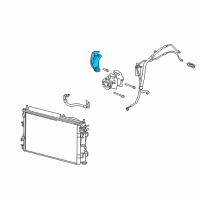 OEM 2002 Dodge Stratus Bracket-ALTERNATOR And Compressor Diagram - 4792415AB