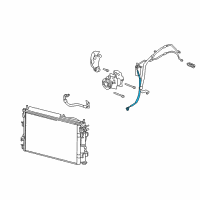 OEM 2002 Chrysler Sebring Line-A/C Liquid Diagram - 4596270AC