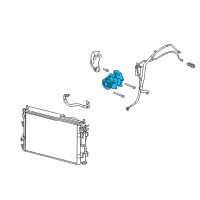 OEM 2001 Chrysler Sebring COMPRES0R-Air Conditioning Diagram - 5069028AA