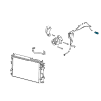 OEM 2004 Chrysler Sebring Valve-A/C Expansion Diagram - 5093476AB