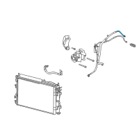 OEM 2004 Chrysler Sebring Line-A/C Suction Diagram - 4596272AD