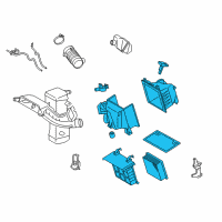 OEM 2015 Toyota Sienna Air Cleaner Body Diagram - 17700-0P096