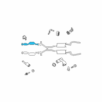 OEM 2005 Lincoln Town Car Catalytic Converter Diagram - 5W1Z-5E212-DA